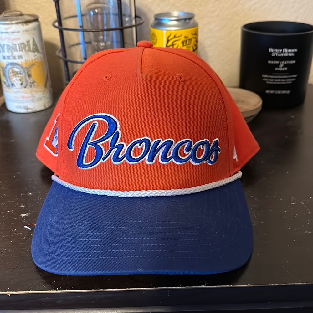 Denver Broncos Orange Crush Cursive Script Cap